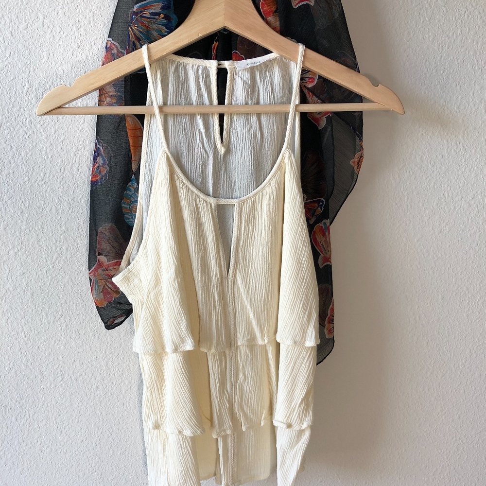 BCNU for Anthro Ruffle Racerback Top - Picture 5 of 8
